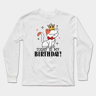 Princess Cat Birthday Long Sleeve T-Shirt
